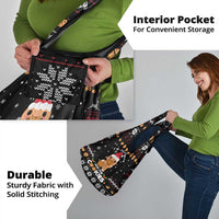 Just Here For The Cookies Christmas Grocery Bag Funny Xmas Holiday Patterns - Wonder Print Shop