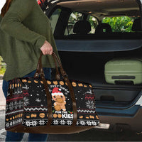 Just Here For The Cookies Christmas Travel Bag Funny Xmas Holiday Patterns - Wonder Print Shop