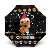 Just Here For The Cookies Christmas Umbrella Funny Xmas Holiday Patterns - Wonder Print Shop