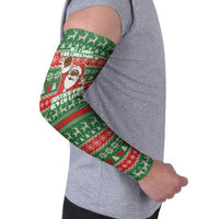 Justice For Black Lives Christmas Arm Sleeves Funny Xmas Holiday Patterns - Wonder Print Shop