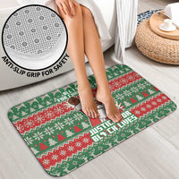 Justice For Black Lives Christmas Bathroom Set Funny Xmas Holiday Patterns - Wonder Print Shop