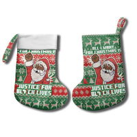Justice For Black Lives Christmas Stocking Funny Xmas Holiday Patterns - Wonder Print Shop