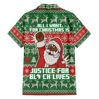 Justice For Black Lives Christmas Family Matching Tank Maxi Dress and Hawaiian Shirt Funny Xmas Holiday Patterns - Wonder Print Shop