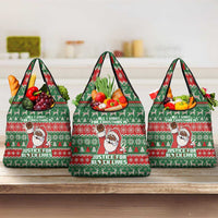 Justice For Black Lives Christmas Grocery Bag Funny Xmas Holiday Patterns - Wonder Print Shop