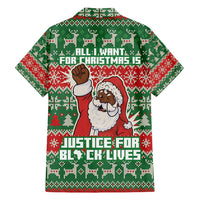 Justice For Black Lives Christmas Hawaiian Shirt Funny Xmas Holiday Patterns - Wonder Print Shop