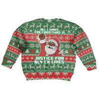 Justice For Black Lives Christmas Kid Ugly Christmas Sweater Funny Xmas Holiday Patterns - Wonder Print Shop