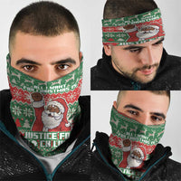 Justice For Black Lives Christmas Neck Gaiter Funny Xmas Holiday Patterns - Wonder Print Shop