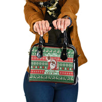 Justice For Black Lives Christmas Shoulder Handbag Funny Xmas Holiday Patterns - Wonder Print Shop