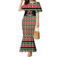 Santa Claus Drive A JEEP Mermaid Dress Funny Xmas Holiday Patterns - Wonder Print Shop