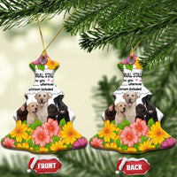 Labrador Retriever Personal Stalker Christmas Ceramic Ornament Funny Xmas Holiday Patterns - Wonder Print Shop