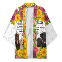 Labrador Retriever Personal Stalker Christmas Kimono Funny Xmas Holiday Patterns - Wonder Print Shop