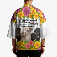 Labrador Retriever Personal Stalker Christmas Kimono Funny Xmas Holiday Patterns - Wonder Print Shop