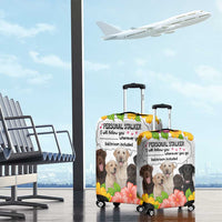 Labrador Retriever Personal Stalker Christmas Luggage Cover Funny Xmas Holiday Patterns - Wonder Print Shop