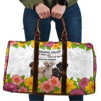 Labrador Retriever Personal Stalker Christmas Travel Bag Funny Xmas Holiday Patterns - Wonder Print Shop