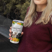 Labrador Retriever Personal Stalker Christmas Tumbler Cup Funny Xmas Holiday Patterns - Wonder Print Shop