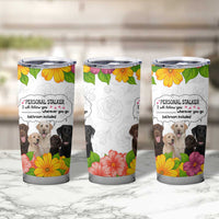 Labrador Retriever Personal Stalker Christmas Tumbler Cup Funny Xmas Holiday Patterns - Wonder Print Shop