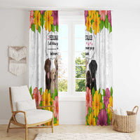 Labrador Retriever Personal Stalker Christmas Window Curtain Funny Xmas Holiday Patterns - Wonder Print Shop