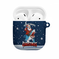 Great White Christmas Shark Christmas AirPods Case Funny Xmas Holiday Patterns - Wonder Print Shop