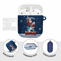 Great White Christmas Shark Christmas AirPods Case Funny Xmas Holiday Patterns - Wonder Print Shop