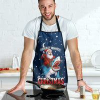 Great White Christmas Shark Christmas Apron Funny Xmas Holiday Patterns - Wonder Print Shop