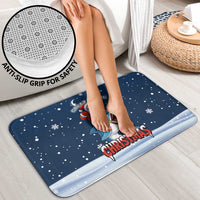 Great White Christmas Shark Christmas Bathroom Set Funny Xmas Holiday Patterns - Wonder Print Shop