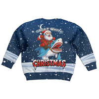 Great White Christmas Shark Christmas Kid Ugly Christmas Sweater Funny Xmas Holiday Patterns - Wonder Print Shop