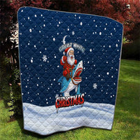 Great White Christmas Shark Christmas Quilt Funny Xmas Holiday Patterns - Wonder Print Shop