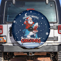 Great White Christmas Shark Christmas Spare Tire Cover Funny Xmas Holiday Patterns - Wonder Print Shop