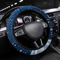 Great White Christmas Shark Christmas Steering Wheel Cover Funny Xmas Holiday Patterns - Wonder Print Shop