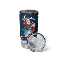 Great White Christmas Shark Christmas Tumbler Cup Funny Xmas Holiday Patterns - Wonder Print Shop