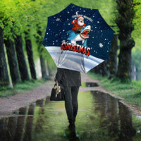 Great White Christmas Shark Christmas Umbrella Funny Xmas Holiday Patterns - Wonder Print Shop
