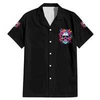 I'm Not A B I'm Just Honest Skull Roses Colorful Family Matching Mermaid Dress and Hawaiian Shirt - Wonder Print Shop