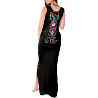 I'm Not A B I'm Just Honest Skull Roses Colorful Tank Maxi Dress - Wonder Print Shop