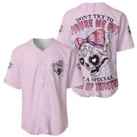 Don't Try To Figure Me Out Baseball Jersey - Wonder Print Shop