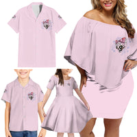 Don't Try To Figure Me Out Family Matching Off Shoulder Short Dress and Hawaiian Shirt - Wonder Print Shop