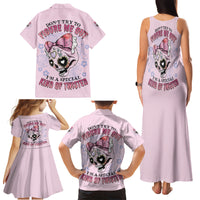 Don't Try To Figure Me Out Family Matching Tank Maxi Dress and Hawaiian Shirt - Wonder Print Shop