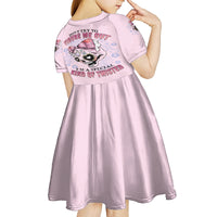 Don't Try To Figure Me Out Kid Short Sleeve Dress - Wonder Print Shop
