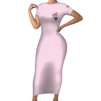 Don't Try To Figure Me Out Short Sleeve Bodycon Dress - Wonder Print Shop
