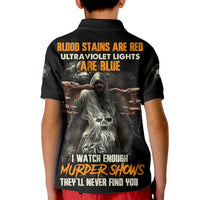 They'll Never Find You Kid Polo Shirt - Wonder Print Shop