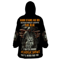 They'll Never Find You Wearable Blanket Hoodie - Wonder Print Shop