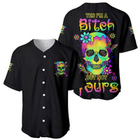 Yes I'm A B But Not Yours Baseball Jersey - Wonder Print Shop