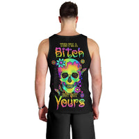 Yes I'm A B But Not Yours Men Tank Top - Wonder Print Shop