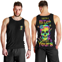 Yes I'm A B But Not Yours Men Tank Top - Wonder Print Shop