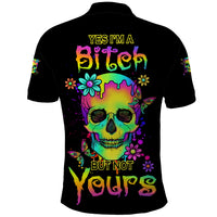 Yes I'm A B But Not Yours Polo Shirt - Wonder Print Shop