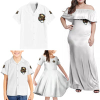 Underestimate Me That'll Be Fun Family Matching Off Shoulder Maxi Dress and Hawaiian Shirt - Wonder Print Shop