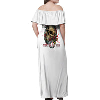 Underestimate Me That'll Be Fun Family Matching Off Shoulder Maxi Dress and Hawaiian Shirt - Wonder Print Shop