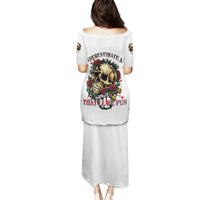 Underestimate Me That'll Be Fun Family Matching Puletasi Dress and Hawaiian Shirt - Wonder Print Shop