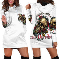 Underestimate Me That'll Be Fun Hoodie Dress - Wonder Print Shop