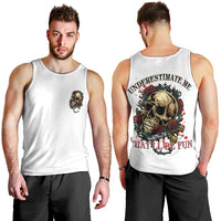 Underestimate Me That'll Be Fun Men Tank Top - Wonder Print Shop
