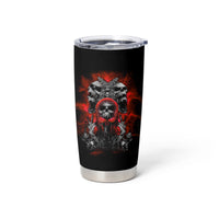 Walk Away I Have Anger Issues Skull Tumbler Cup - Wonder Print Shop